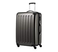 HAUPTSTADTKOFFER - Alex - Valise Rigide Grande Bagage Trolley 4 Roues, 75 cm, 119 litres, Graphit