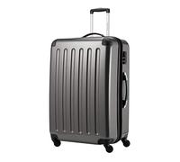 Hauptstadtkoffer - Alex - Valise Rigide Grande Bagage Trolley 4 Roues, 75 cm, 119 litres, Titan