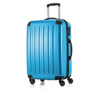 HAUPTSTADTKOFFER - ALEX - Bagage soute, Valise rigide, 4 roues doubles, 65 cm, 74 litres, Bleu cyan