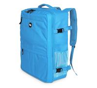 Hauptstadtkoffer blnbag M6 - Sac à dos bagage à main 55x40x20 cm Sac à dos de voyage Compartiment ordinateur portable, Sac de voyage avion robuste, Cabin Bag max. 44 L, Bleu arctique, 55x40x20 cm
