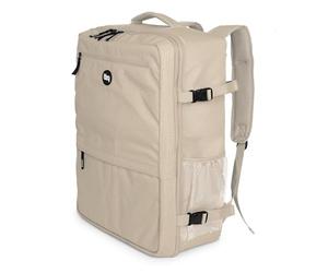 Hauptstadtkoffer blnbag M6 Sac à dos de voyage 55 x 40 x 20 cm Compartiment pour ordinateur portable, avion, sac de voyage robuste, Cabin Bag max. 44 l, champagne, Minimaliste