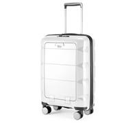 HAUPTSTADTKOFFER - Britz - Bagage à main avec compartiment pour ordinateur portable trolley cabine coque dure valise de bord avion 4 roulettes, valise à roulettes valise de voyage trolley, TSA, 34 L,B