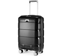 HAUPTSTADTKOFFER - Britz - Bagage à main avec compartiment pour ordinateur portable trolley cabine coque dure valise de bord avion 4 roulettes, valise à roulettes valise de voyage trolley, TSA, 34 L,n