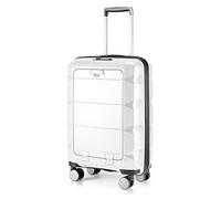 Hauptstadtkoffer - Britz Valise Rigide à roulettes TSA avec Compartiment pour Ordinateur Portable Blanc 55 cm 34 l