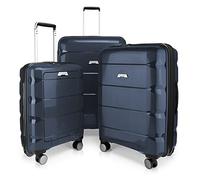 Hauptstadtkoffer - Britz - Valise Rigide avec Compartiment pour Ordinateur Portable Valise à roulettes Valise à roulettes Valise de Voyage Extensible TSA 4 roulettes, Bleu foncé, 66 cm, Valise