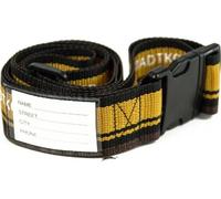 HAUPTSTADTKOFFER – Gepäckgurt mit Adressfeld | Verstellbarer Koffergurt mit Steck-Klippverschluss I Gepäckband mit Adressfeld für Koffer, Taschen, Rucksäcke, längenverstellbar von 100 auf 200 cm I Sch