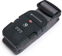 Hauptstadtkoffer - Gepäckgurt mit TSA-Zahlen-Schloss Kofferband reißfest Packriemen Pack-Strap Gurt Reisezubehör Kofferzubehör,Graphite