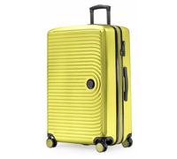 Hauptstadtkoffer grande valise 77 x 50 x 30 cm extensible 130 L ABS - 4 roulettes silencieuses TSA - Jaune
