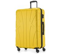 HAUPTSTADTKOFFER Grande valise rigide 76 cm 119 L extensible TSA 4 roulettes doubles Jaune