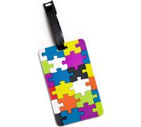 HAUPTSTADTKOFFER – Kofferanhänger inklusive Adressfeld, Kofferschild aus Kunststoff, Gepäckschild für Koffer Tasche Rucksack, 10,2 cm x 6,2 x 0,4 cm,