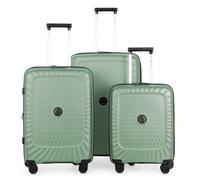 Hauptstadtkoffer Kotti - Lot de 3 valises - Valise Bagage à Main 45 cm, Valise Moyenne 65 cm + Grande Valise de Voyage 74 cm, Coque Rigide PP (recyclé), TSA, Menthe