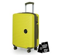 HAUPTSTADTKOFFER Mitte - Bagage à main 55 × 40 × 23 cm, TSA, 4 roulettes, Valise rigide, Valise à main, Citron