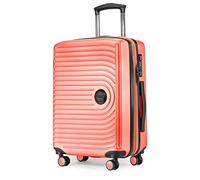 Hauptstadtkoffer - Mitte - Bagage à Main 55x40x23, TSA, 4 Roues, Valise de Voyage, Valise Rigide, Valise à roulettes, Valise Bagage à Main, Valise Bagage Cabine, Corail