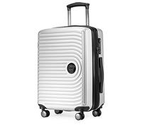 Hauptstadtkoffer Mitte - Bagage à Main 55X40X23, TSA, 4 Roulettes, Valise de Voyage, Valise Rigide, Valise à Roulettes, Valise Bagage à Main, Valise Bagage Cabine, Blanc Mat