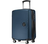 HAUPTSTADTKOFFER Mitte - Bagage à main trolley extensible valise 4 roulettes 55x40x23 cm Cary-On suitcase Hand Luggage 55 L Hardcase bagage à bord Lufthansa EasyJet Eurowings, travel bags XXL pli exte