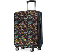 Hauptstadtkoffer Mitte - Bagage à Main 55X40X23, TSA, 4 Roulettes, Valise de Voyage, Valise Rigide, Valise à Roulettes, Valise Bagage à Main, Valise Bagage Cabine, Espace Noir