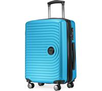 HAUPTSTADTKOFFER Mitte - Bagage à main Trolley valise extensible 4 roulettes 55x40x23 cm Cary-On suitcase Hand Luggage 55 L Hardcase bagage à bord Lufthansa EasyJet Eurowings, travel bags XXL pli exte