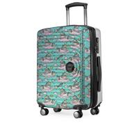 Hauptstadtkoffer Mitte - Bagage à Main 55X40X23, TSA, 4 Roulettes, Valise de Voyage, Valise Rigide, Valise à Roulettes, Valise Bagage à Main, Valise Bagage Cabine, Licorne Blanc