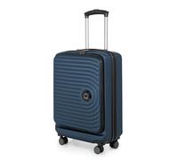 Hauptstadtkoffer Mitte - Bagage Cabine Ouverture par Le Haut 55 x 40 x 20 cm, TSA, 4 roulettes, Valise de Voyage, Valise Rigide, Trolley, Valise Cabine, Bleu foncé