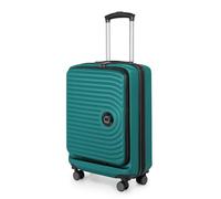 Hauptstadtkoffer Mitte - Bagage Cabine Ouverture par Le Haut 55 x 40 x 20 cm, TSA, 4 roulettes, Valise de Voyage, Valise Rigide, Trolley, Valise Cabine, Turquoise