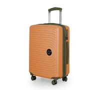 HAUPTSTADTKOFFER Mitte - Valise bagage à main 55x40x23 cm avec extension XL Bagage de bord Trolley cabine avion, 4 roues, Hand Luggage TSA, 55 litres,Marille