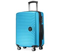 Hauptstadtkoffer Mitte - Bagage à Main 55X40X23, TSA, 4 roulettes, Valise de Voyage, Valise Rigide, Valise à roulettes, Valise Bagage à Main, Valise Bagage Cabine, Bleu Cyan
