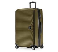 Hauptstadtkoffer - MITTE - Grande Valise à roulettes, Bagage Coque Rigide avec Extension de Volume de 8 cm, Verrouillage TSA, 4 roulettes jumelées caoutchoutées, 77 cm, 130 L, Avocat