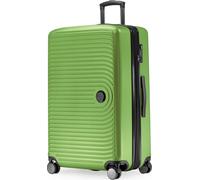 HAUPTSTADTKOFFER Mitte - Grande valise avec 4 roulettes doubles, trolley stable valise à coque dure TSA XXL extension, 77cm, 130 litres,Apfelgrün