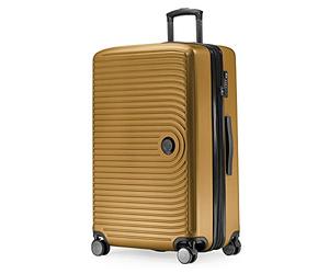 Hauptstadtkoffer - Mitte - Grande Valise Rigide, Trolley, Valise, TSA, 4 roulettes, Bagage en soute avec Extension de Volume de 8 cm, 77 cm, 130 litres, Or d'automne