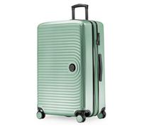 HAUPTSTADTKOFFER Mitte - Grande valise rigide, TSA, 4 roulettes, bagage en soute avec extension de 8 cm, 77 cm, 130 L, Menthe