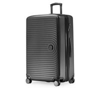 HAUPTSTADTKOFFER Mitte - Grande valise rigide, TSA, 4 roulettes, bagage en soute avec extension de 8 cm, 77 cm, 130 L, Graphite