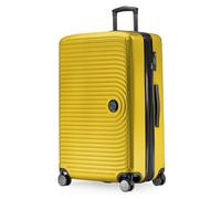 Hauptstadtkoffer Mitte - Grande Valise Rigide, TSA, 4 Roulettes, Bagage en Soute avec Extension de Volume de 8 Cm, 77 Cm, 130 Litres, Jaune