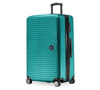 Hauptstadtkoffer Mitte - Grande Valise Rigide, TSA, 4 Roulettes, Bagage en Soute avec Extension de Volume de 8 Cm, 77 Cm, 130 Litres, Turquoise