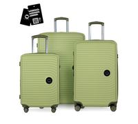 HAUPTSTADTKOFFER Mitte - Set de 3 valises - Bagage à main 55 cm, valise moyenne 68 cm + grande valise 77 cm, Kiwi