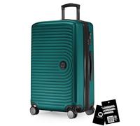 Hauptstadtkoffer Mitte Valise 68 cm 74-88 Lavec Étiquette, Turquoise | Coque Rigide ABS · TSA · Extension XL · 4 Roues · Pièces Remplaçables · Vacances · 1-2 Semaines · Étiquette Bagage Numérique