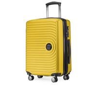 Hauptstadtkoffer - MITTE - Valise à Main à roulettes 55x40x23 cm, Bagage Cabine avec Extension de Volume de 8 cm, Verrouillage TSA, 4 roulettes jumelées caoutchoutées, 55 cm, 55 litres, Jaune