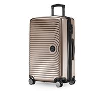 Hauptstadtkoffer - MITTE - Valise Coque Rigide Taille Moyenne, Bagage soute avec Extension de Volume de 8 cm, Verrouillage TSA, 4 roulettes jumelées caoutchoutées, 68 cm, 88 L, Champagne