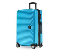 Hauptstadtkoffer Mitte - Valise Rigide de Taille Moyenne, TSA, 4 Roulettes, Bagage en Soute avec Extension de Volume de 8 Cm, 68 Cm, 88 L, Bleu Cyan