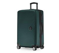 HAUPTSTADTKOFFER Mitte - Valise rigide moyenne, TSA, 4 roulettes, bagage en soute avec extension de 8 cm, 68 cm, 88 L, Vert forêt