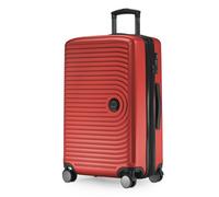 HAUPTSTADTKOFFER Mitte - Valise rigide moyenne, TSA, 4 roulettes, bagage en soute avec extension de 8 cm, 68 cm, 88 L, Rouge