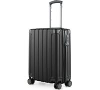 HAUPTSTADTKOFFER - Q-Damm - Bagage à main valise avion trolley 4 roues valise cabine Cabin Size Hand Luggage TSA, 54 cm, 38 litres noir