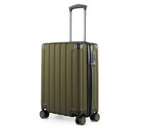 HAUPTSTADTKOFFER - Q-Damm - Bagage à main valise avion trolley 4 roues valise cabine Cabin Size Hand Luggage TSA, 54 cm, 38 litres Avocado