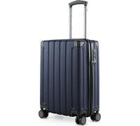 HAUPTSTADTKOFFER - Q-Damm - Bagage à main valise avion trolley 4 roues valise cabine Cabin Size Hand Luggage TSA, 54 cm, 38 litres bleu foncé