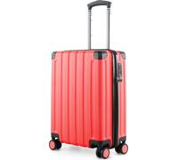 HAUPTSTADTKOFFER - Q-Damm - Bagage à main valise avion trolley 4 roues valise cabine Cabin Size Hand Luggage TSA, 54 cm, 38 litres corail