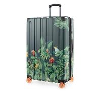 Hauptstadtkoffer Q-Damm - Grande Valise Extensible 4 Roues, 78 cm / 133 L, Bagage Enregistrement Rigide Polycarbonate/ABS, Serrure TSA, Design Perroquet