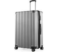 HAUPTSTADTKOFFER - Q-Damm - Grande valise trolley à coque dure extension XXL, expandable Suitcase 77cm, 133 litresArgent