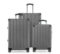 HAUPTSTADTKOFFER Q-Damm - Set de 3 valises - Bagage à main, Valise moyenne + Grande valise, TSA, Argent