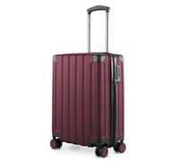 Hauptstadtkoffer Q-Damm - Valise Moyenne 68 cm 89 L Serrure TSA Coque Rigide Trolley 4 Roues Extensible 6 cm Bagage soute, Bourgogne