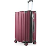 HAUPTSTADTKOFFER - Q-Damm - Valise moyenne à coque dure XL Extension trolley Valise de voyage à double roulettes à soufflet extensible Hardshell Suitcase expandable, TSA, 68 cm, 89 litresBourgogne