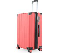 HAUPTSTADTKOFFER - Q-Damm - Valise moyenne à coque dure XL Extension trolley Valise de voyage à double roulettes à soufflet extensible Hardshell Suitcase expandable, TSA, 68 cm, 89 litresCorail